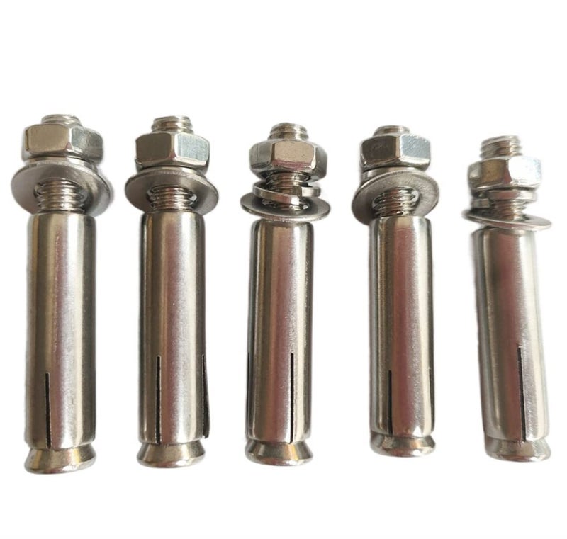 Ebonee Stainless Steel Expansion Bolts M6x60mm External Hex Expansion Bolt (5 Pack) - Image 5